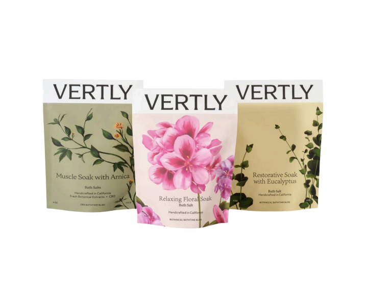 Vertly CBD Body Care / Mini Bath Salt Trio